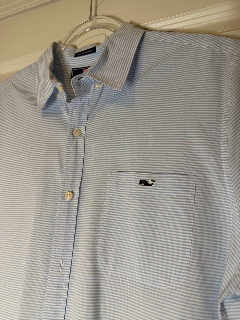 Vineyard Vines Light Blue Short-Sleeve Polo Shirt